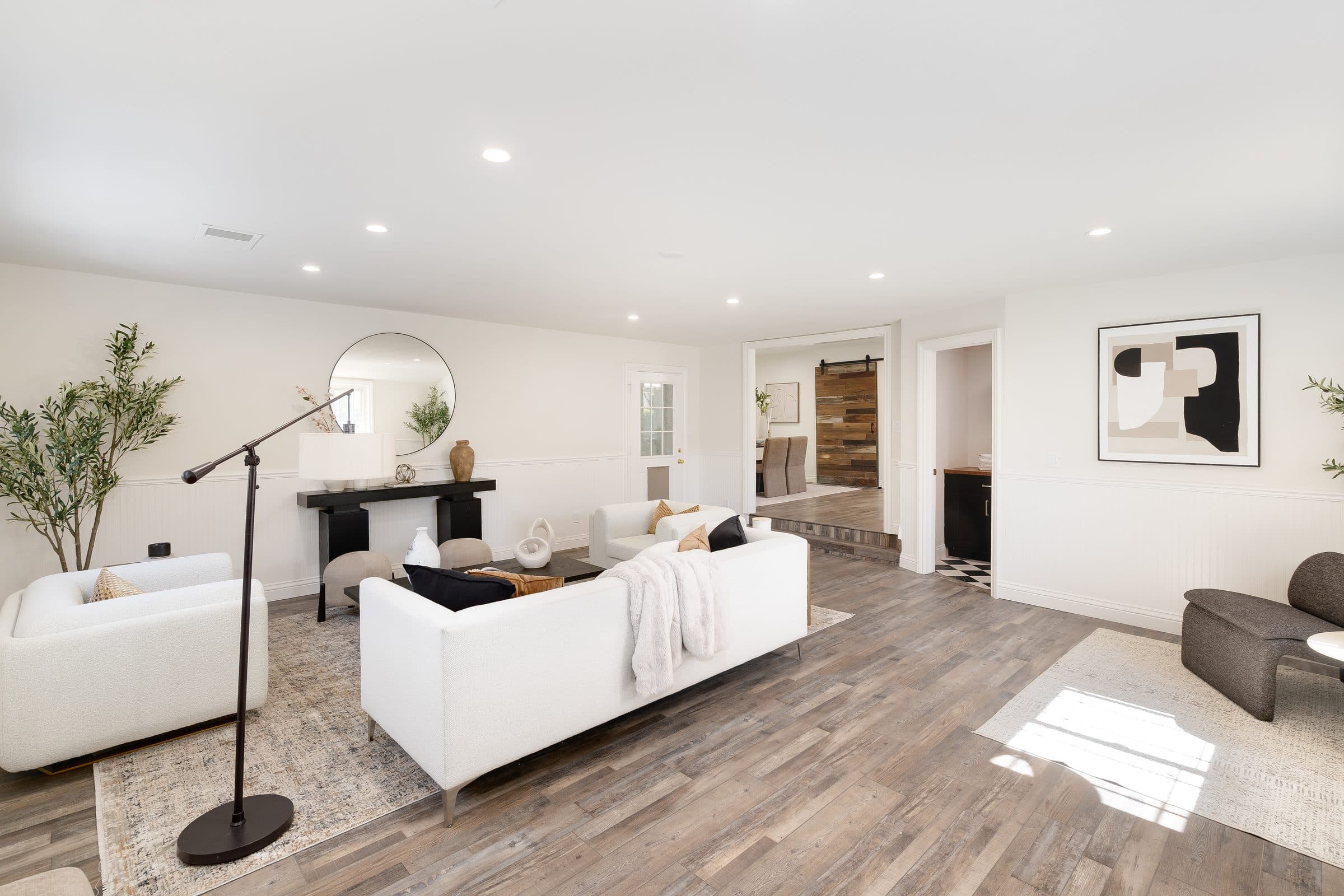 48 Kingston Place. The family room seating area.